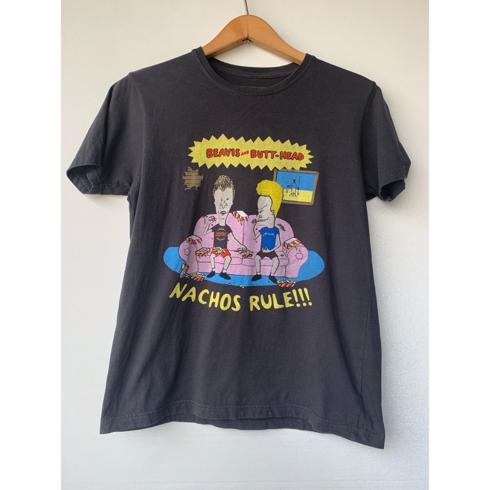 Vintage Beavis and Butt-head black graphic tee